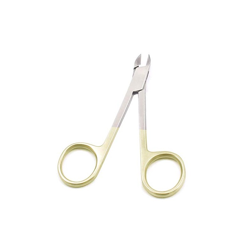 LAJA Imports Cuticle Scissors Tissue Nipper 4" Nail Clipper Remover
