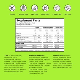 Proper Wild Vegan Energy Shots, with L-Theanine, and Organic Caffeine, Clean Plant Based Energy Drink, Gluten Free, GMO Free, Dairy Free, Stevia Free, Soy Free, Favorites Variety, 2.5 Fl Oz, 6 Pack