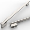 Asidrama 10 Pack 10 Inch(254mm) Brushed Satin Nickel Kitchen Cabinet