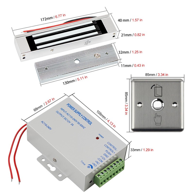 XYBkey Security Access Control System kit Card Swipe, keypad Door