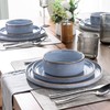 GBHOME Ceramic Dinnerware Sets With Double Bowl for 4, 16