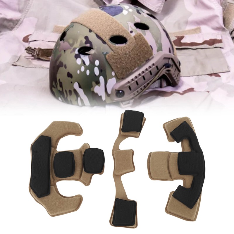 3PCS Memory Foam Pad Protective Sponge Lining Helmet Padding Kit