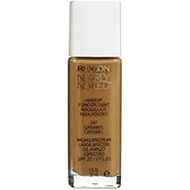 Revlon Nearly Naked Liquid Makeup Broad Spectrum SPF 20 #260 Caramel 1 Fl Oz NEW