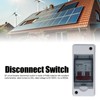 2P Photovoltaic System DC Miniature Circuit Breaker Solar IP65 Waterproof