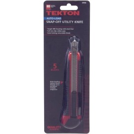 TEKTON 6906 Compact Auto-Load Snap-Off Utility Knife, 9mm