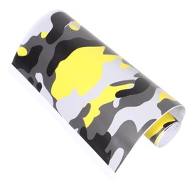 Ciieeo Camo Film PVC Vinyl Camouflage Decal for Motorcycle Vehicle Durable Body Sticker Decoration Sunlight Protection Easy Air Release Installation
