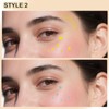14PCS Glitter Freckles Face Tattoo Gold + Silver Face Makeup