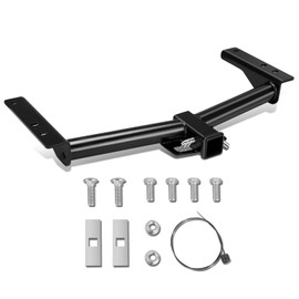 DNA MOTORING 2" Receiver Class III Round Body Tow Hitches Compatible with Ford E-Transit 2022-2024/Transit 150 250 350 2015-2024, TH-N-083