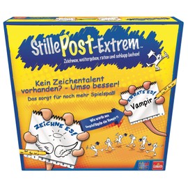 Goliath Stille Post Extrem. Brettspiel für Kinder ab 8 Jahren. Gesellschaftsspiele für 4 bis 6 Spieler