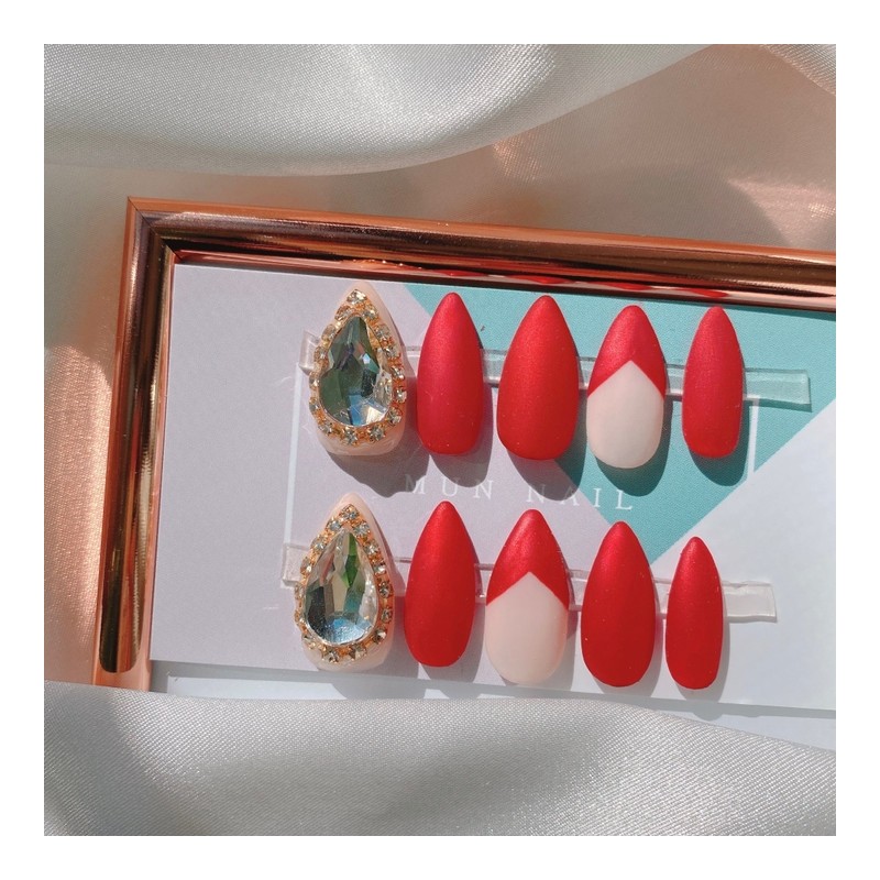 MunNail Apple Princess - Long Oval / MunNail 사과공주 -