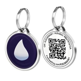 Pet Dwelling Symbol QR Pet Tag – Easy Scan Instant Location Alerts, Online Pet Profile with AI Feature for Dogs & Cats