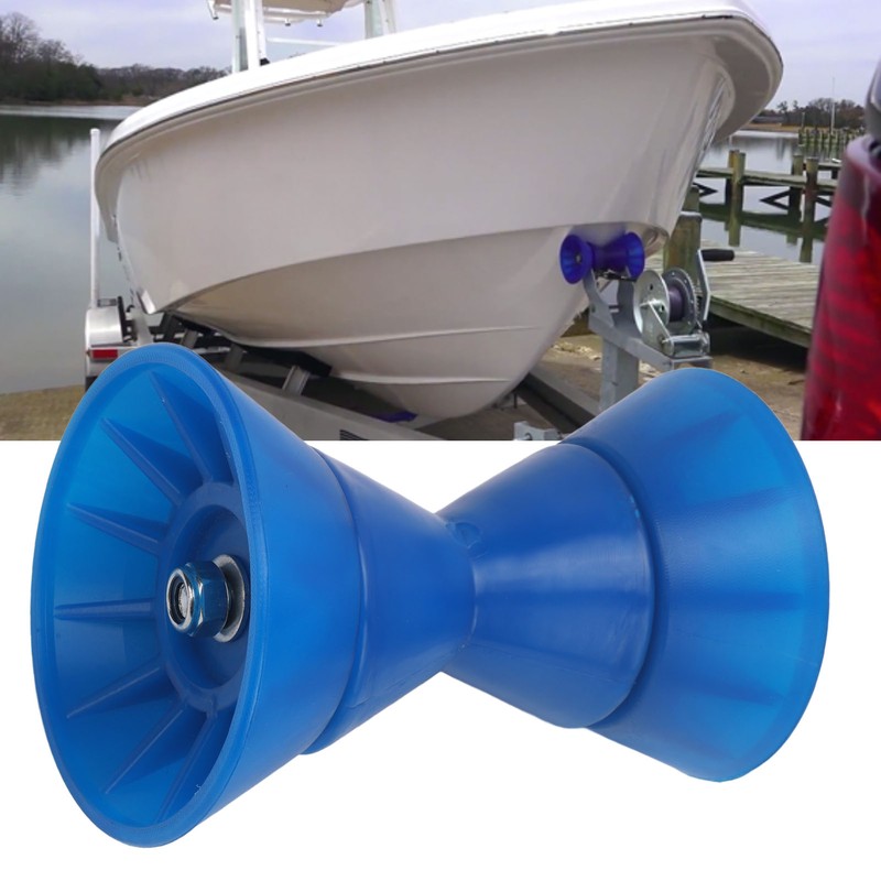 4 Inch Boat Roller Bow Stop with 1/2in Shaft Scratch