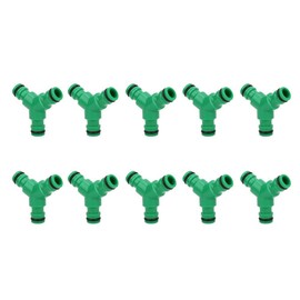 10PCS 3 Way Coupling Water Hose Fitting Y Connector premium plastic Adapter Coupler for Garden Irrigation