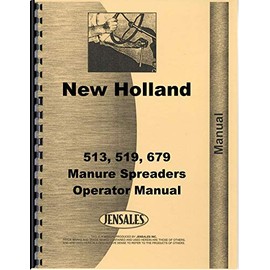 New Holland 679 Manure Spreader Operators Manual