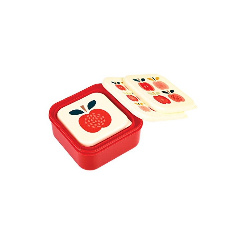 Vintage Apple Snack Boxes (Set of 3)