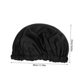 minkissy Large Shower Cap for Women Adjustable Hair Bonnet with Elastic Band Chic and Stylish Bath Hat for Long Curly Hair Washable and Reusable Sleep Cap