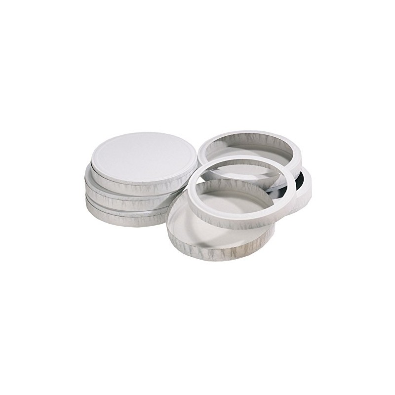 folia 995 - Käseschachteln, weiß, Durchmesser ca. 15,3 cm, 10