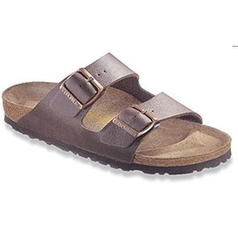 Birkenstock Unisex Arizona Sandal,Dark Brown Birko-Flor,35 N EU