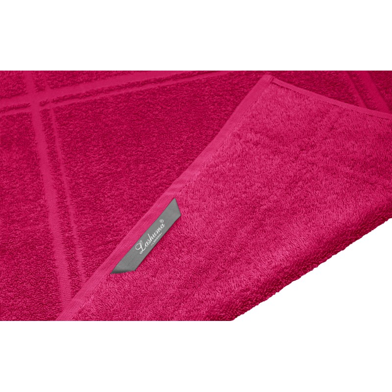 Lashuma London Cotton Dish Cloths Set Red Rhubarb 50 x