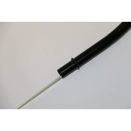 SPC SBC Black Steel Engine Oil Dipstick 283 327 350 383 400 Tube Dip Stick SB Chevy