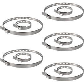 10 Stück Universal Achsmanschetten Schellen, 31.75 mm bis 127 mm Klemmschelle Ohrschelle, Edelstahl CV Schlauchschellen Set, 5X groß 5X klein Axle CV Joint-Boot-Klemmen Kit