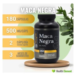 Maca Negra Peruana 1000 Testosterona 180 Cápsulas Momosie
