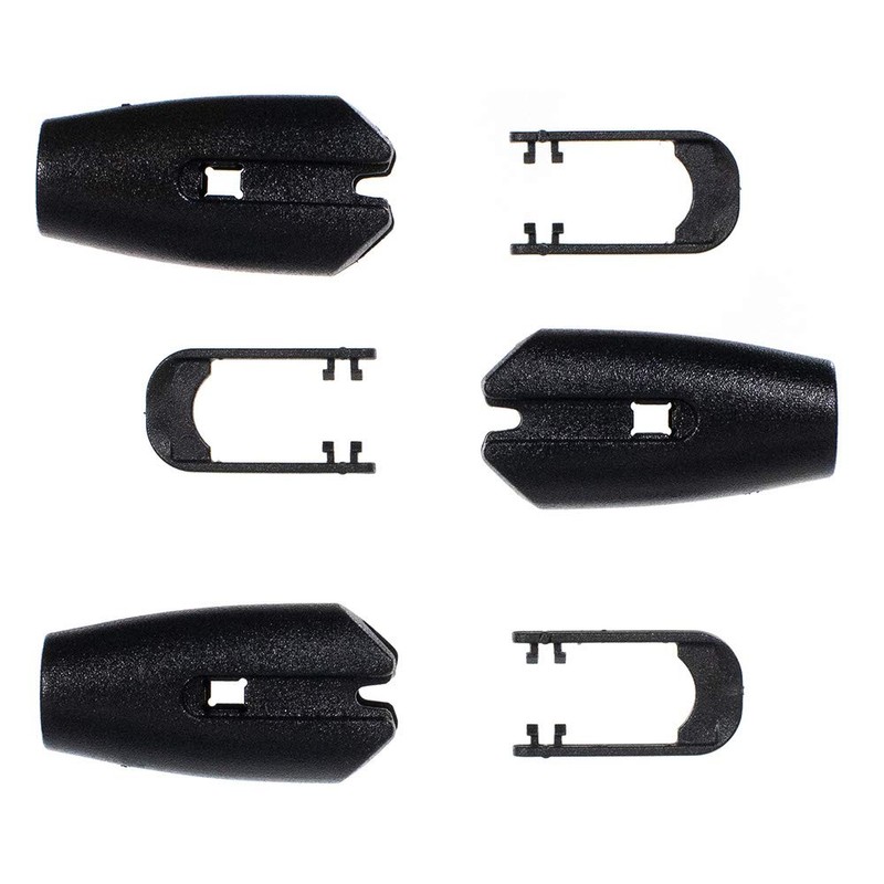 West Coast Paracord Black Plastic Utility Rope Clamps – Tie-Downs,