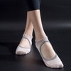 Women's Yoga Non-Slip Open-Instep Socks Pilates Black