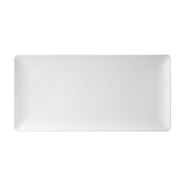 Wedgwood Gio Rectangular Serving Tray, 12.7", White