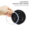 2 Pack Wide Mouth Flip Cap Mason Jar Lids for