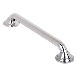 Decorative Shower Grab Bar - 16" Bathroom Grab Bars for Seniors - Non-Slip Bathroom and Household Handicap Safety Bar (Polished Stainless Steel)