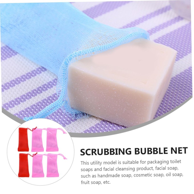minkissy Deep Soap Pouch Pcs Foaming Nets Handmade Soap Maker