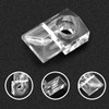 Jiozermi 30 Pcs Glass Window Retainer Clips Kit, Transparent Mirror
