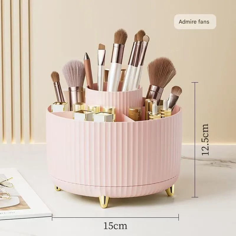 Organizador Giratorio De 360° Para Brochas Y Maquillaje