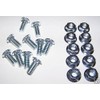 10 - 1/4" x 5/8" TRACK BOLTS AND LOCK NUTS Garage Door Hardware Screw