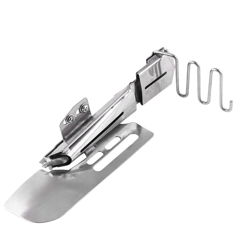 Luatoxry Sewing Machine Folder, 1-3/8in-1/2in Binding Attachment Folder, Metal Binding