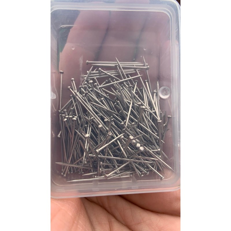 AARNAV 550pcs 26mm 1in Stainless Steel Tailor Pins - Straight,