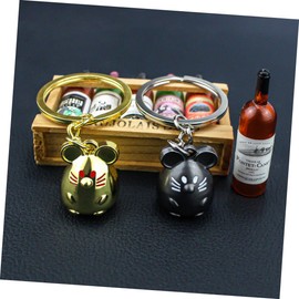 [CALLARON] 3pcs Mouse Keychain Mouse Key Ring Mouse Key Holder Lucky Party Bag, As shown