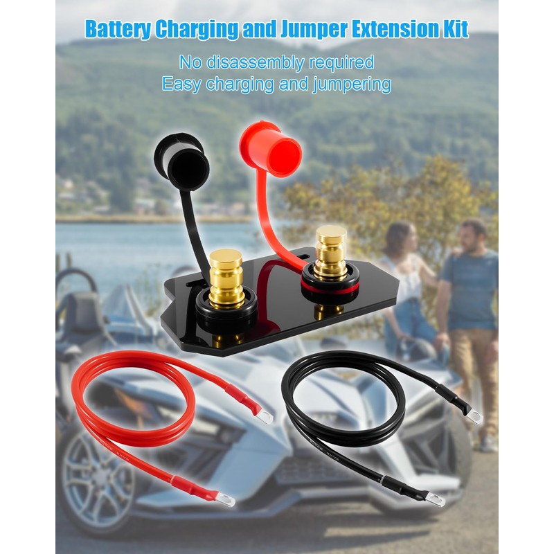 Battery Charger Post Compatible with Slingshot Grand Touring/S/SL/SLR/R, Charging and