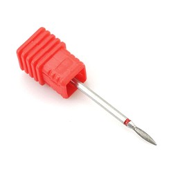 Natury Nails Diamantbohrer zum Nagelfräsen. 9.5x2.1 mm Russische Maniküre, Pediküre, semi-permanenter Nagellack, Nagelhaut. Feinkorn-Nagelfräsbits