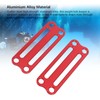 2PCS Weight Belt Keeper Aluminum Alloy 4 Hole Lightweight Dive