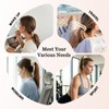 Breathable Blonde Hair Ties, Perforated Stretchable Elastic Bands, No Damage