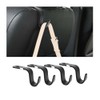 Zpana Car Seat Headrest Hook, 4PCS Vehicle Seat Back Hanger