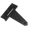 Rierdge 6 Pcs 2 Inch T Strap Hinges, Black Heavy