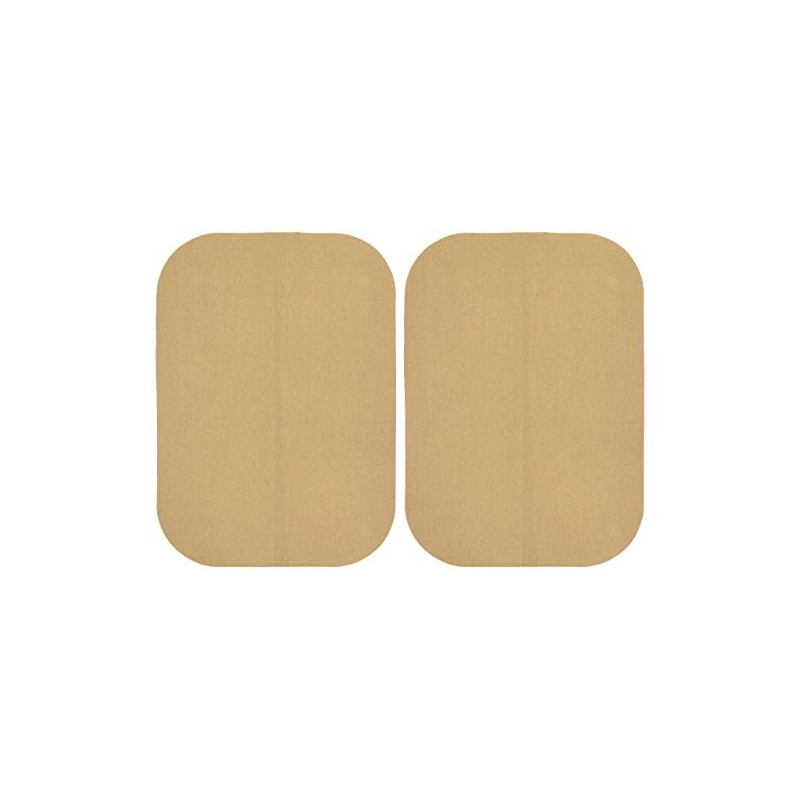 Wrights 230008091B Bondex Iron-On Patches 5"X7" 2/Pkg-Beige