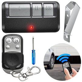 Universal Garage Door Opener Remote & Keychain Remote Sensor Compatible with Liftmaster Craftsman Chamberlain 893LM 893Max 890MAX 953EV/EVC, 1993 to Present Garage Clicker