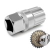 Baooery Bicycle Freewheel Remover, Sprocket Puller Accessories Tool Cassette Puller