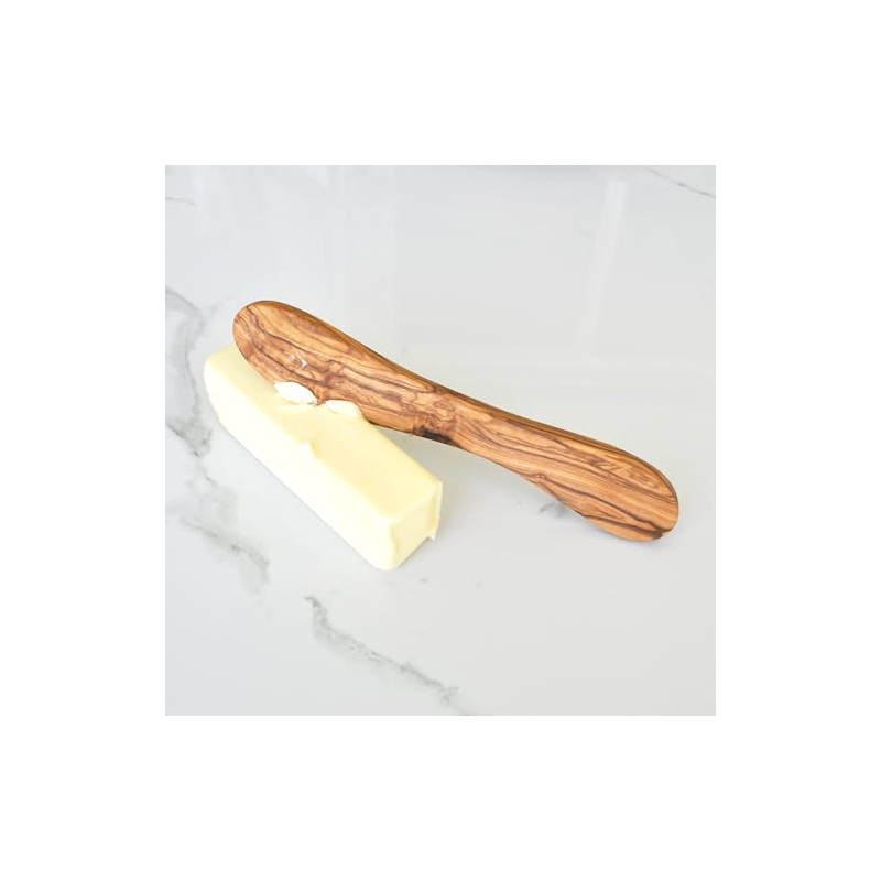 Naturally Med Olive Wood Butter Knife/Spreader