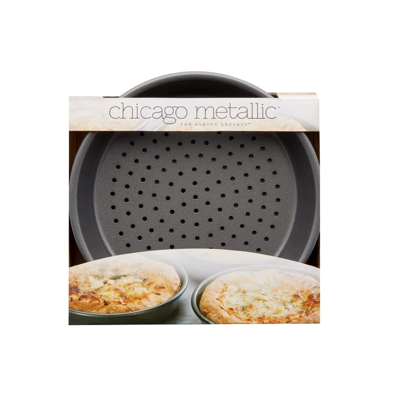 Chicago Metallic Deep Dish Pizza Pan Set of 4, 7