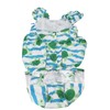 Reflective Puppy Raincoat Sea Turtle Pattern Lightweight Breathable Waterproof Pet